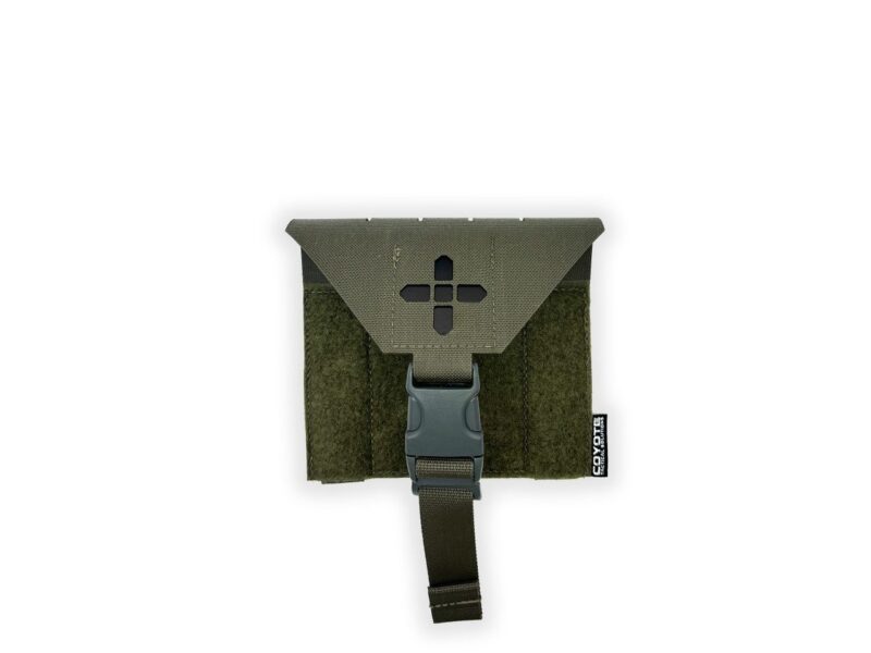 SLIM TEAR OFF MEDICAL POUCH - MOUNTING BASE